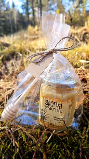 Gavepakning med honning